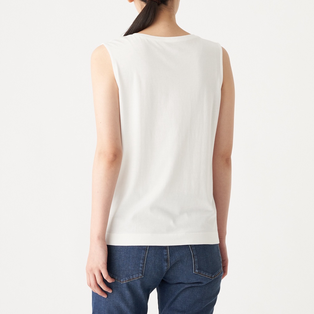 Muji Áo Ba Lỗ Cotton Rayon