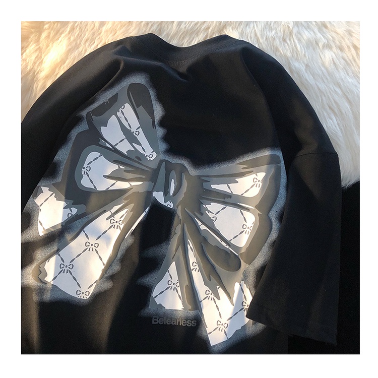 SUXI Áo Thun Tay Ngắn Cổ Tròn Dáng Rộng Thời Trang Mùa Hè Dễ Phối Đồ Cho Nữ