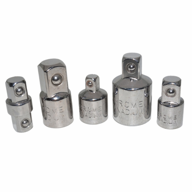 Set 5 Đầu Chuyển Đổi Bánh Cóc Hình Vuông 1 / 2 / 3 / 8 / 1 / 4-inch