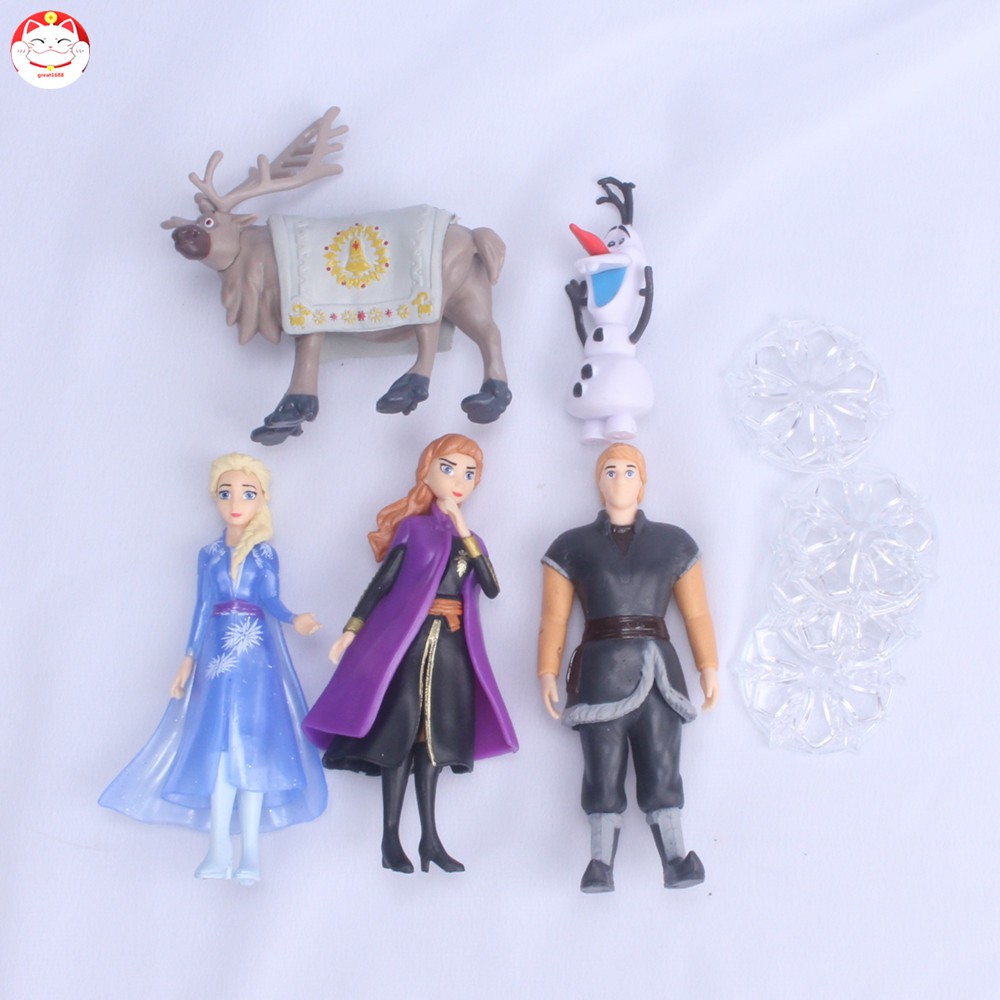 Set 5 Mô Hình Nhân Vật Trong Phim Hoạt Hình Frozen