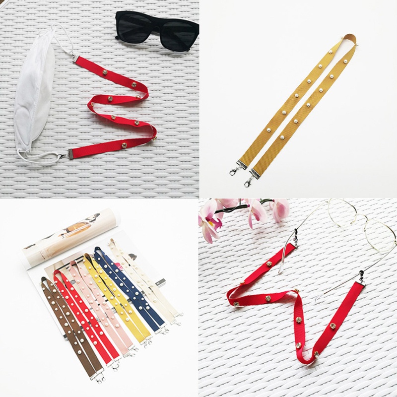 Dây Đeo Giữ Mắt Kính Chống Thất Lạc Đính Hạt Ngọc Trai