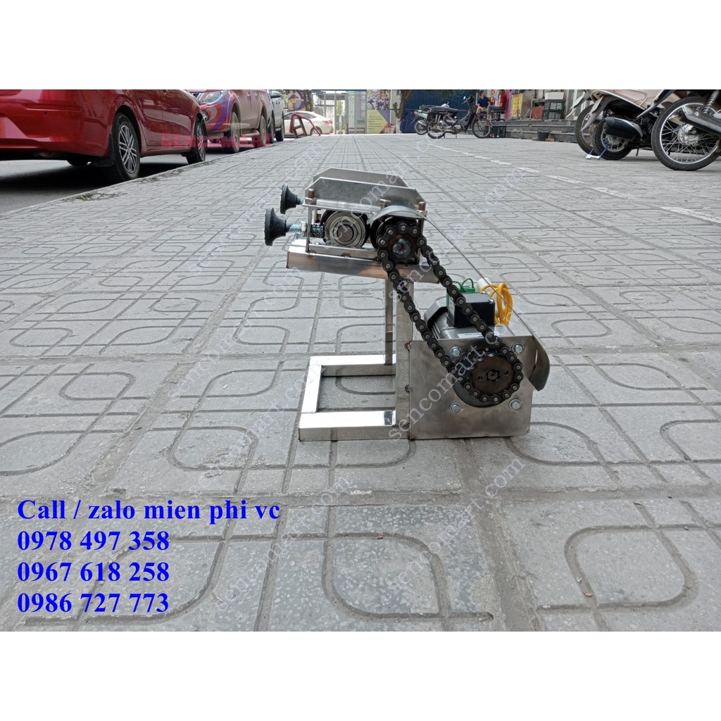 Máy ép mực khô, máy đánh mực khô thành bông cho nhà hàng tại sencomart