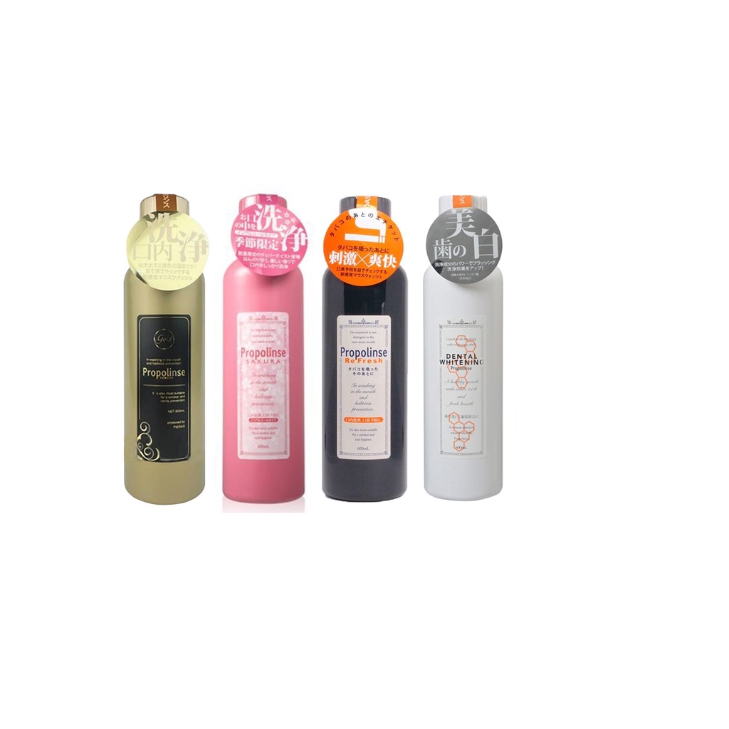 Nước súc miệng Propolinse 600ml (4 loại) - chuyên sỉ hàng nội địa Nhật