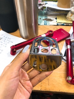 Gác chân phụ inox (bắt phuộc)