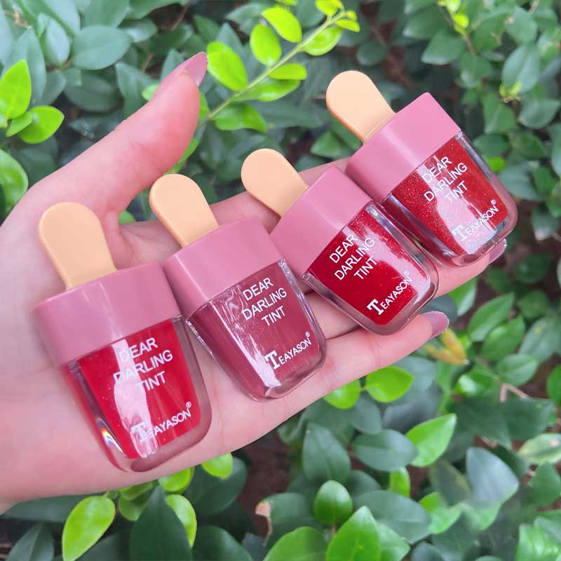 [Hàng mới về] Son bóng nhũ trái cây thiết kế cây kem trang điểm không dính cốc chống thấm nước | BigBuy360 - bigbuy360.vn