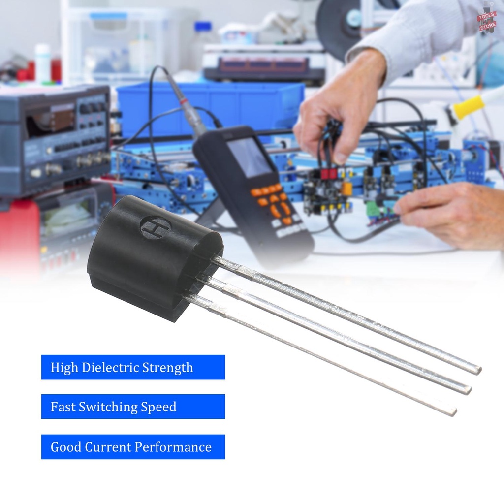 Transistor Assortment Kit 200-Piece NPN PNP Power Transistors BC337 BC327 2N2222 2N2907 2N3904 2N3906 S8050 S8550 A1015 C1815 Transistors for DIY Electronic Projects