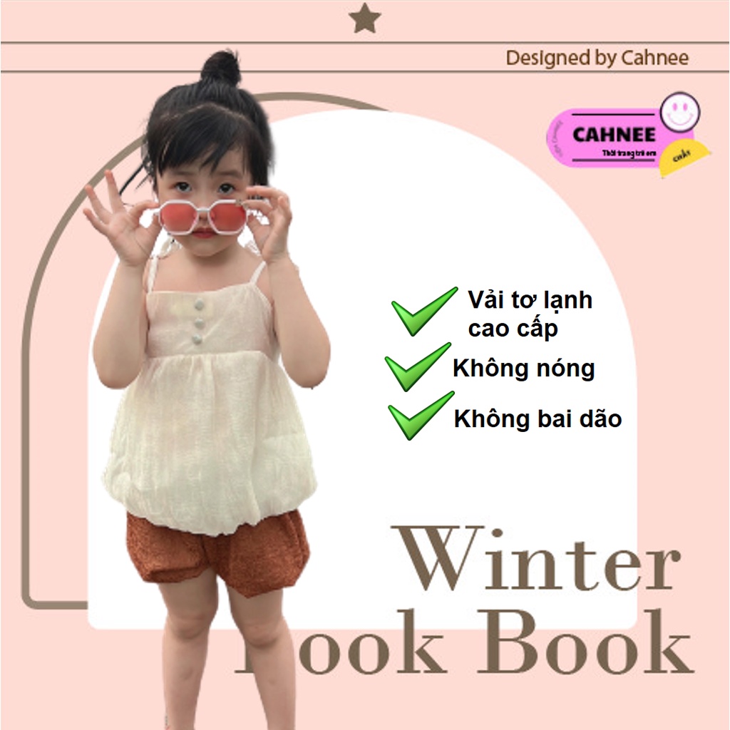 Áo boom cho bé gái 2 dây dây màu sắc xinh xắn
