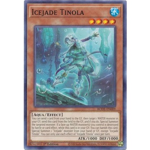 Thẻ bài Yugioh - TCG - Icejade Tinola / BODE-EN009'