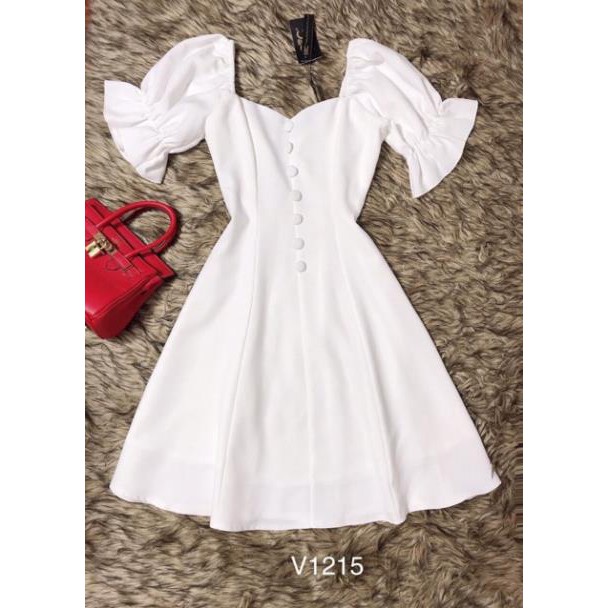 Đầm nữ thời trang cúc dài V1215 Mie Design mẫu mới 2020 | BigBuy360 - bigbuy360.vn