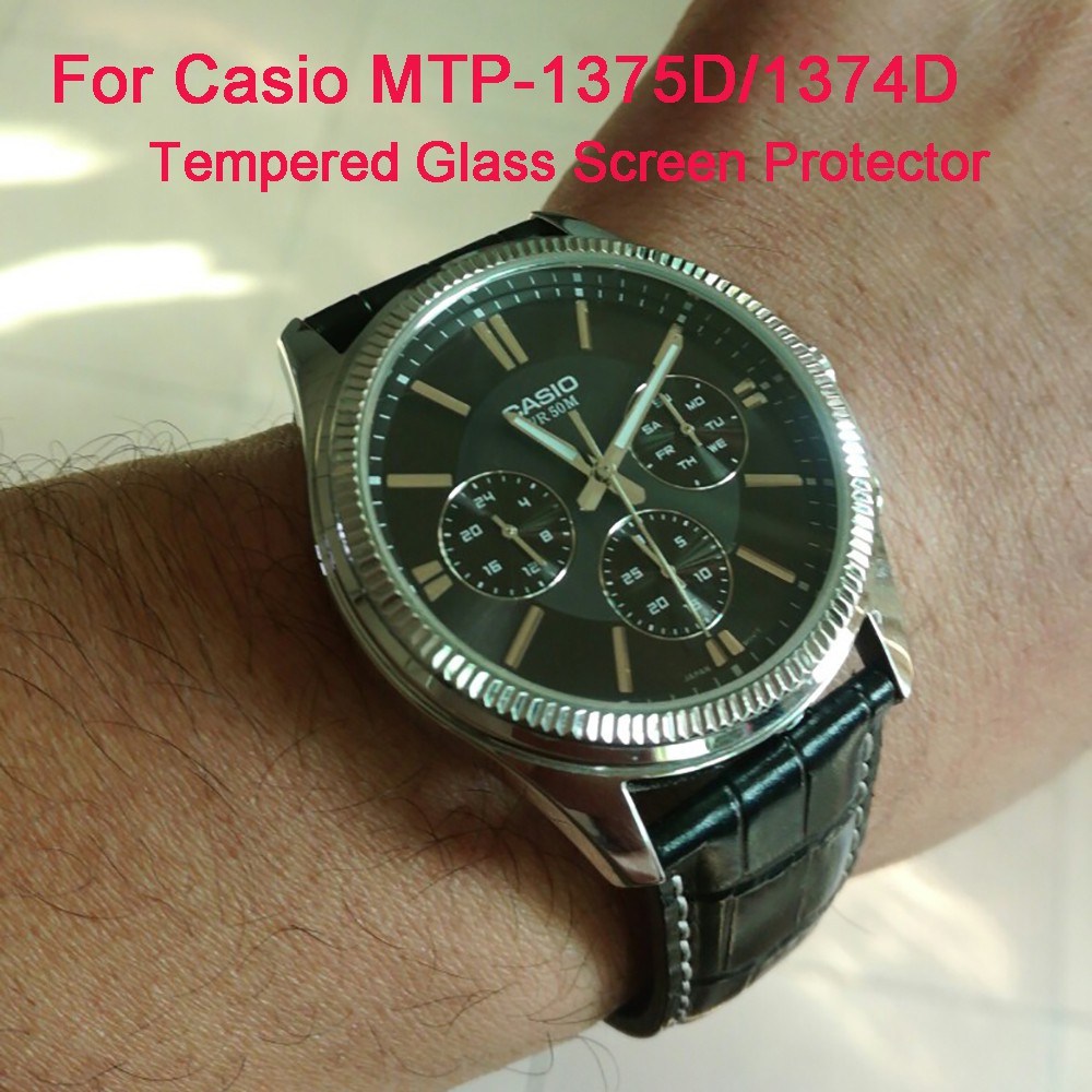 Kính Cường Lực Trong Suốt HD Chống Trầy Xước Cho Đồng Hồ Casio Mtp-1375D / 1374d