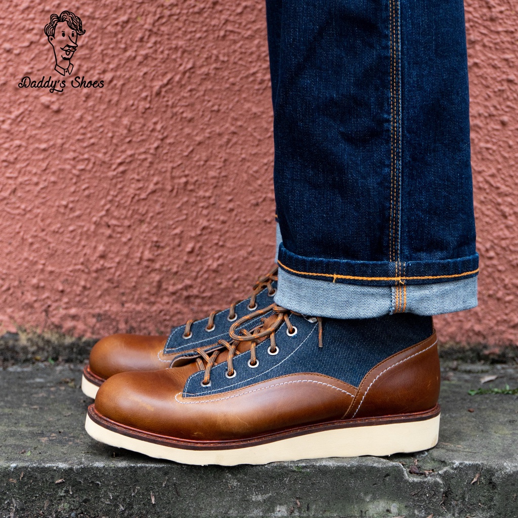 Boots Nam, giày cao cổ nam, Daddy's Shoes The New Boots Denim