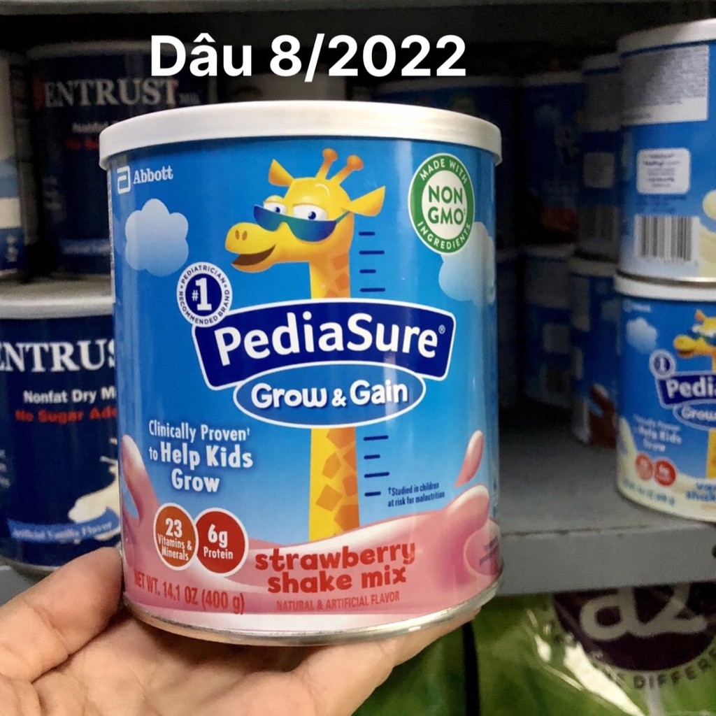 ❤️ [Date 9/2022] Sữa bột Pediasure Vani 400g Mỹ,  Hàng Air Có Bill