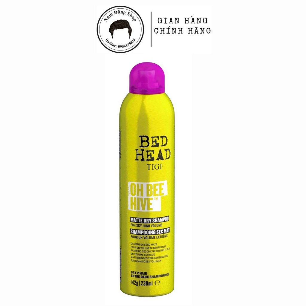 Xịt gội khô làm sạch và tạo phồng TIGI Bed Head Oh Bee Hive™ 142g | 238 ml