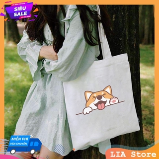 Túi CANVAS nữ 💖CÓ TÚI CON 💖 Túi Tote nữ vải canvas siêu đẹp basic dễ thương phong cách hàn quốc khóa dây kéo cỡ lớn