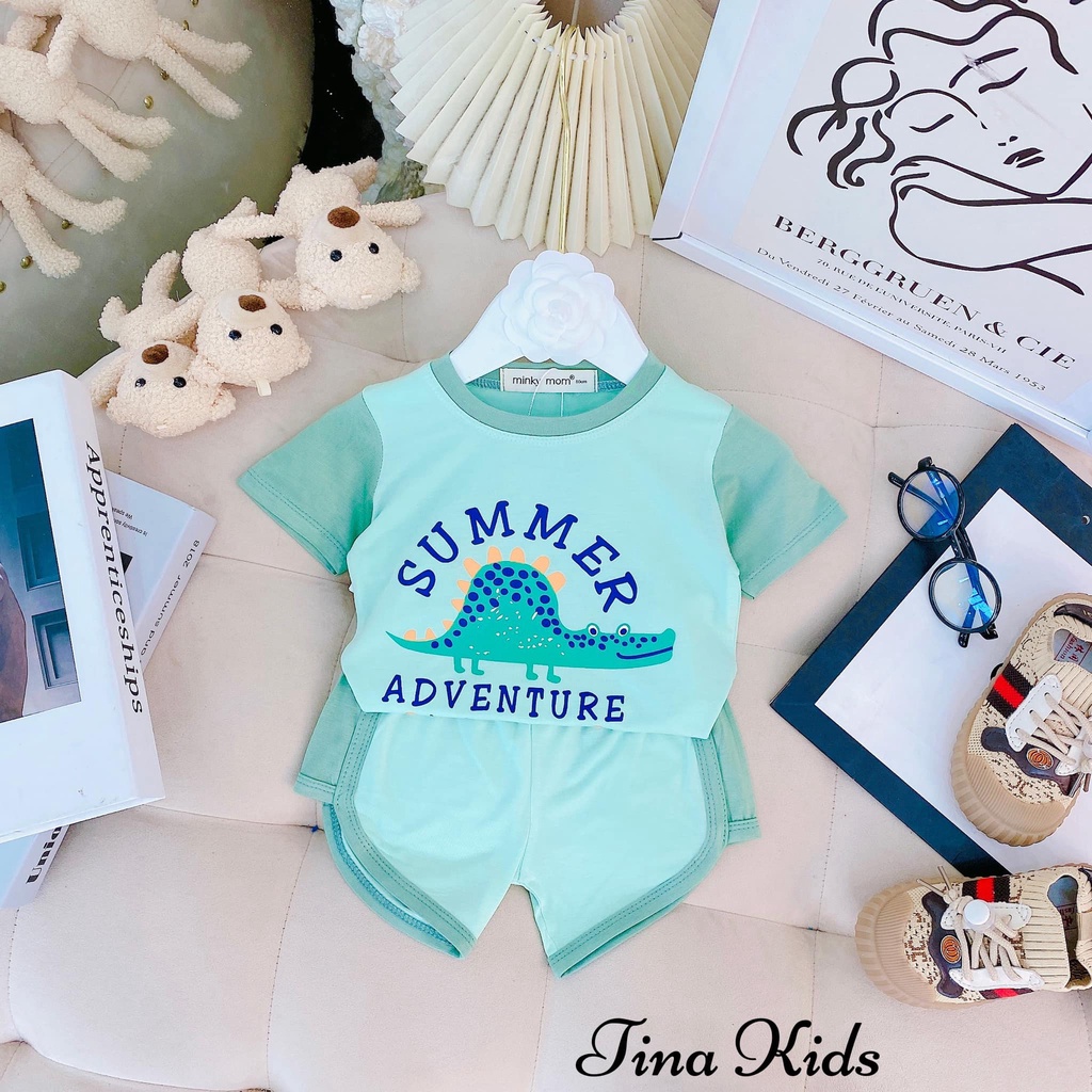 Bộ Cộc Tay Cho Bé FREE SHIP Bộ hình thú mèo