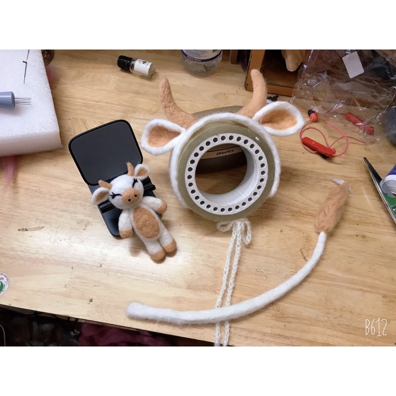 set trâu len chọc chụp sơ sinh