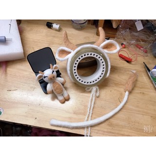 Set trâu len chọc chụp sơ sinh
