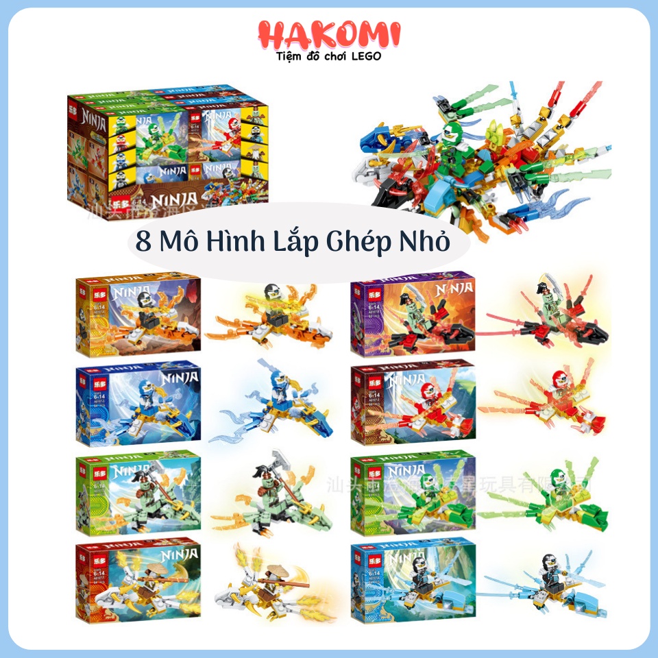 Đồ Chơi Lego Ninja Rồng - Mô Hình Lắp Ráp Dragon Xếp Hình Cho Bé