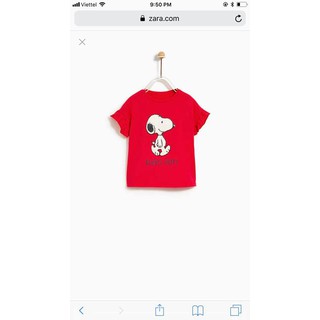 Áo zara snoopy - ngô thuỳ ninh
