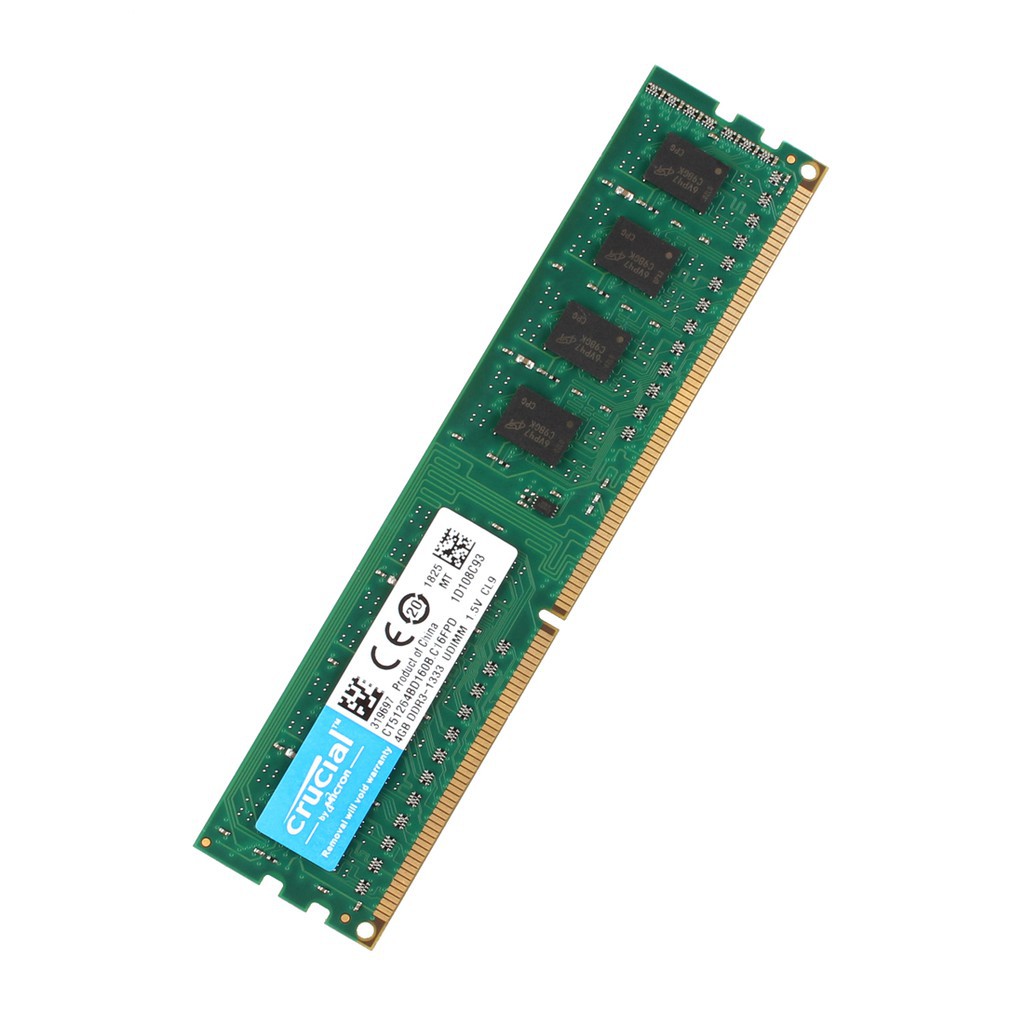 Thẻ Nhớ Ram Dimm T269 Crucial 4gb Pc3-10600U 2rx8 Ddr3 1333mhz 240pin | BigBuy360 - bigbuy360.vn