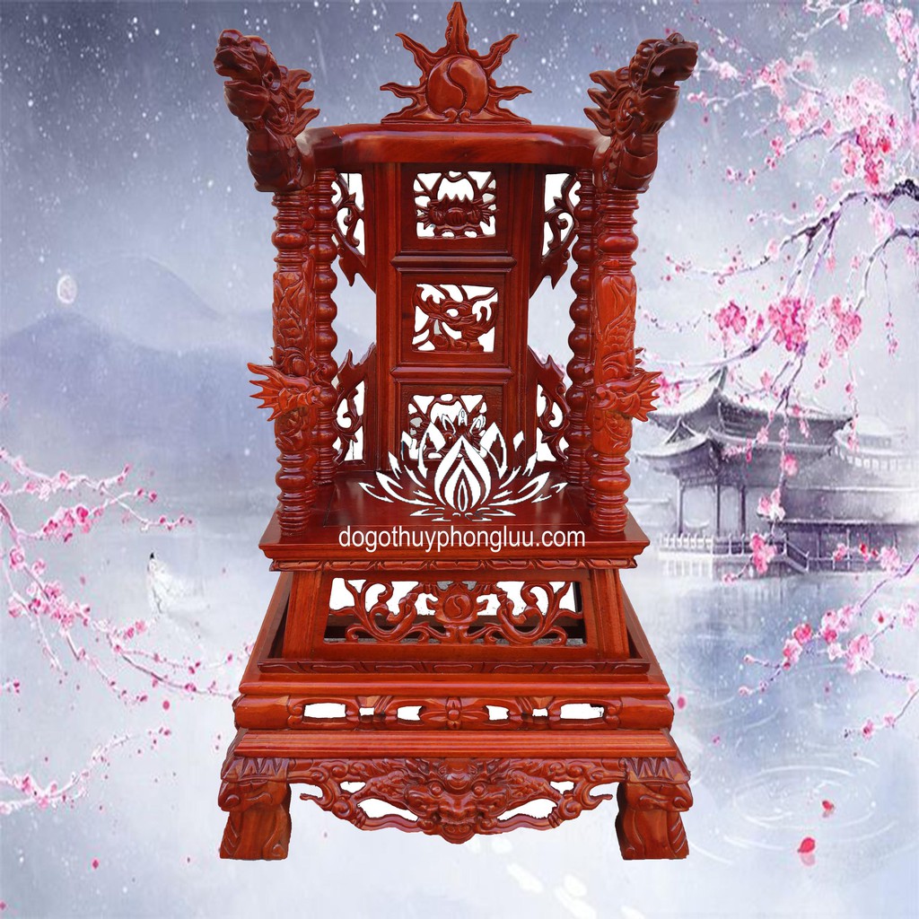 Ngai thờ - Long thờ gỗ gụ - đồ thờ gỗ gụ