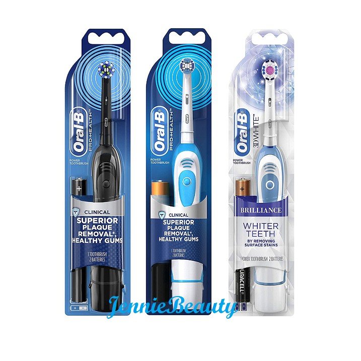 [Mẫu mới/ Hàng USA] Bàn chải đánh răng cao cấp chạy Pin Oral-B ProHealth Clinical Battery Power Toothbrush