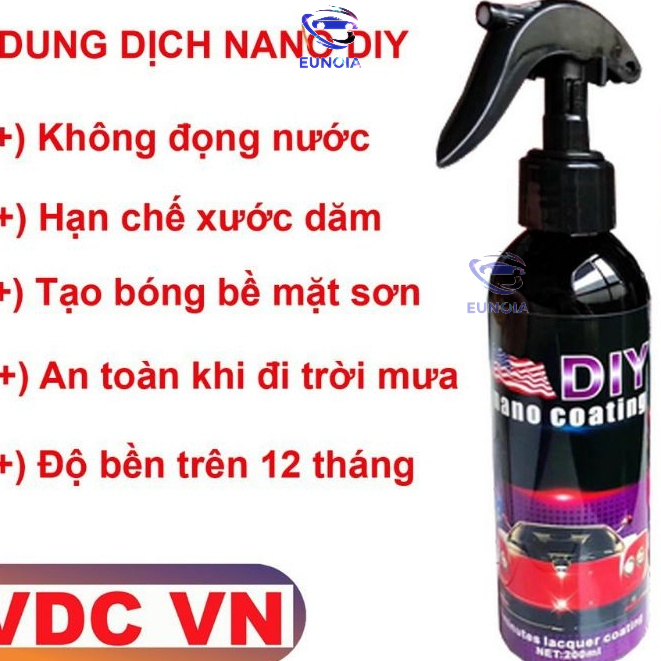 Dung Dịch Phủ Nano Xe Ô tô  DIY