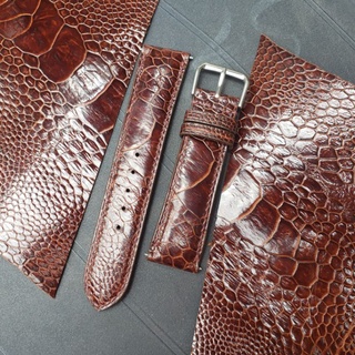 Dây đồng hồ handmade da đà điểu