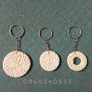 (Kho sỉ) Móc khóa bằng mây tre đan TIỆM MÂY TH