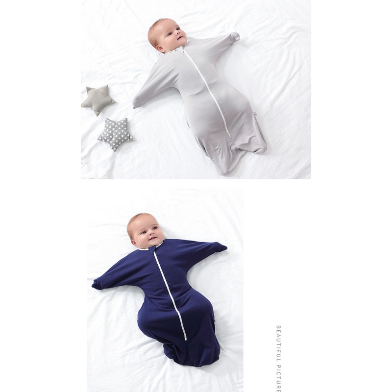 Chăn Quấn Em Bé Sơ Sinh Kèm Túi Ngủ Tiện Dụng Cho Mùa Hè