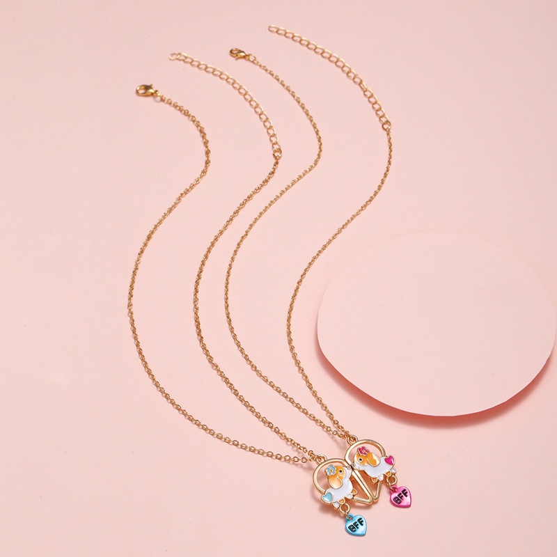 Set 2 Vòng cổ Mặt Mảnh Ghép Cho Cặp Đôi / Bạn Thân