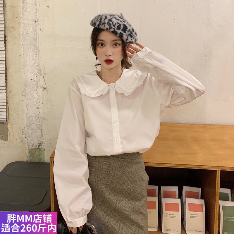 Áo sơ mi trắng tiểu thư cài nơ, sơ mi nữ dài tay quảng châu dễ thương đi chơi dự tiệc cực xinh