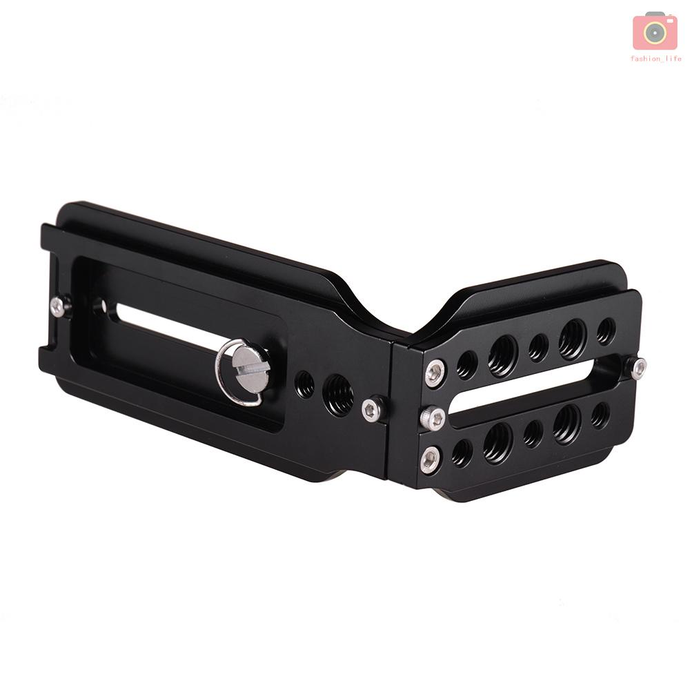 Tấm gắn máy ảnh hình chữ L bằng hợp kim nhôm kèm ốc vít 1/4 cho Canon Nikon Sony DSLR Zhiyun Crane 2/3 Moza AIR Feiyu 0 AK2000 AK4000 AK4000 | BigBuy360 - bigbuy360.vn