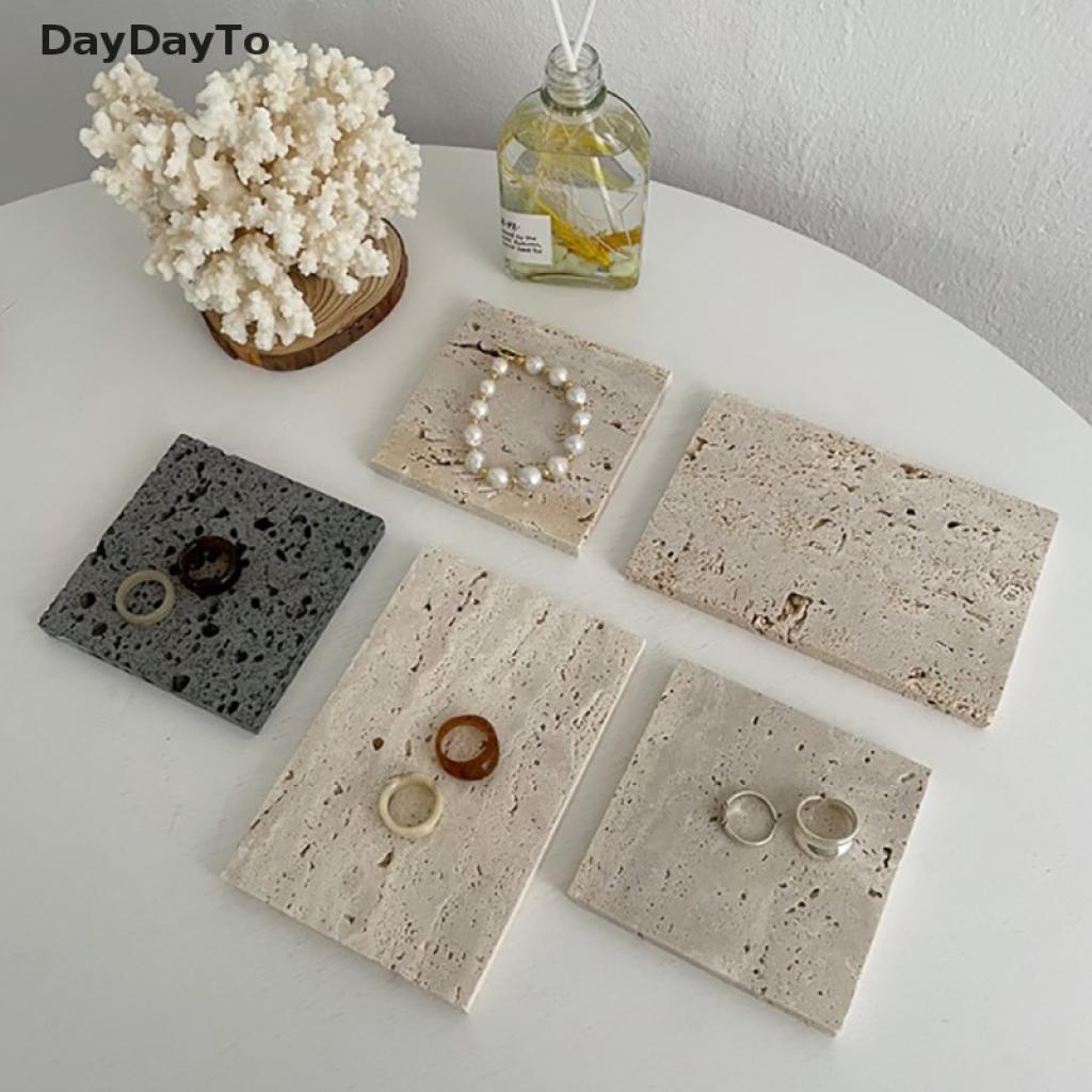 Khay Đựng Trang Sức Chụp Ảnh Bằng Đá Ins Wind