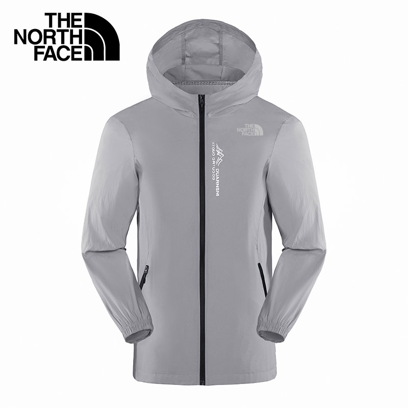 The North Face Áo Khoác Thể Thao Chống Gió Có Mũ Trùm Đầu Chống Nắng Mau Khô Cho Nam Nữ Chạy Bộ Cắm Trại Ngoài Trời
