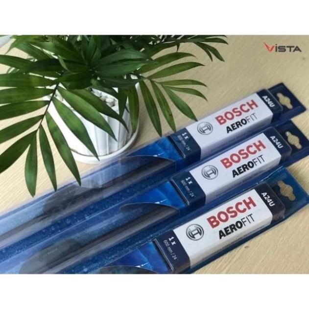 Gạt mưa xe Mazda 3 2016 đến 2018- Gạt xương mềm Silicon cao cấp BOSCH Aerofit kích thước 24inch*18inch