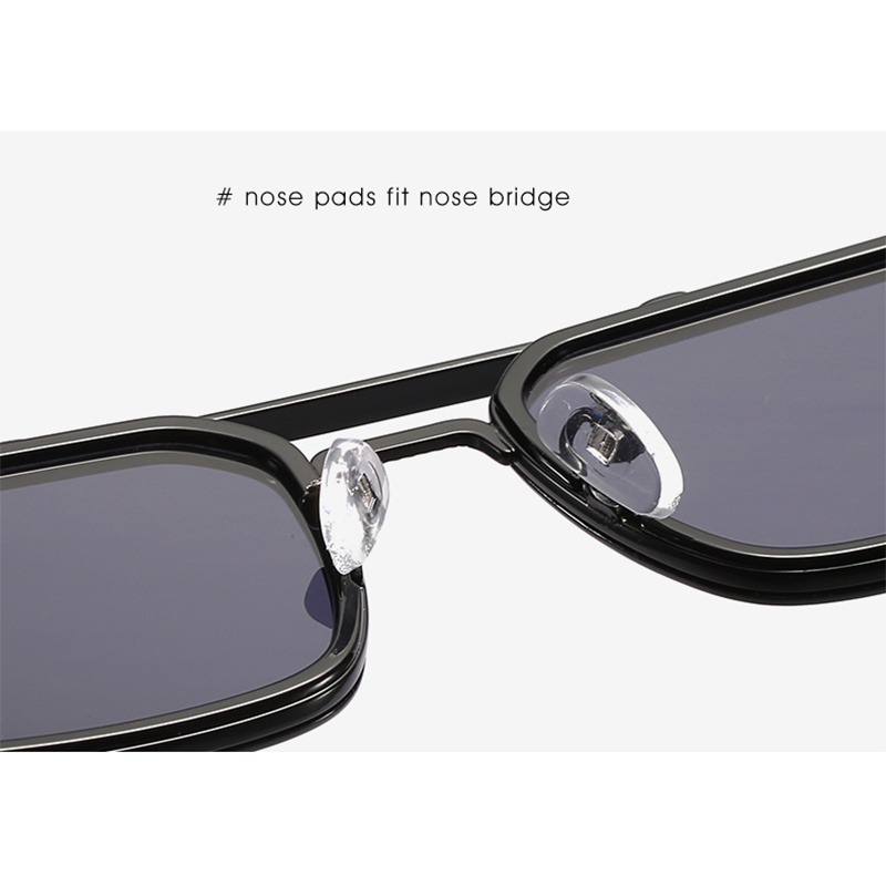 Kính Mát RZ1252 Gọng Vuông Chống Tia UV400 Thời Trang Cho Nam Và Nữ