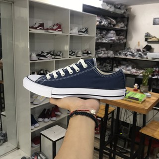 Sale Sốc| Giầy thể thao Cv Classic thấp cổ navy - Full Box,Tag - Freeship
