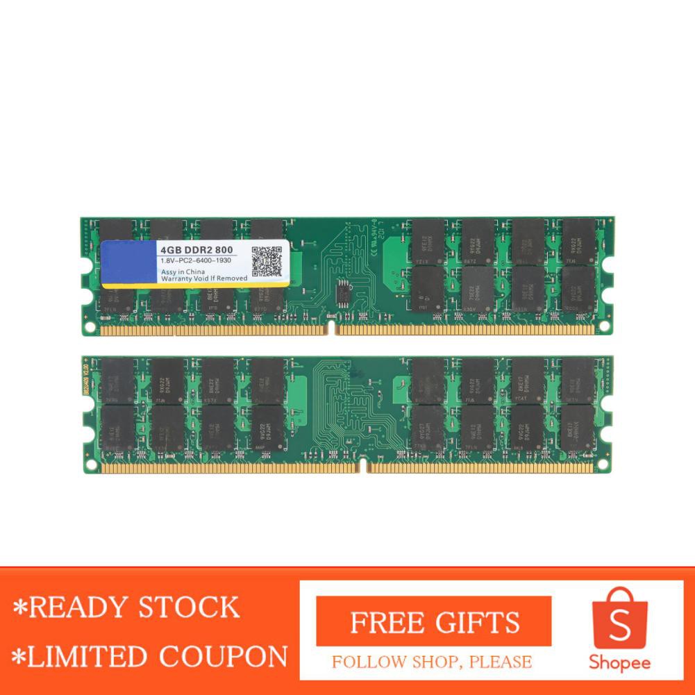 Bộ Nhớ Ram 4gb Ddr2 Pc2-6400U 800mhz 240pin 1.8v Amd Cho Máy Tính