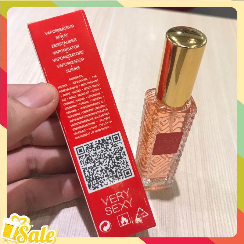 Nước Hoa mini Very Sexy 20ml 6D Thơm Lâu 12h, Hương Thơm Sang Trọng, Quyến Rũ Nước Hoa Nữ Cao Cấp
