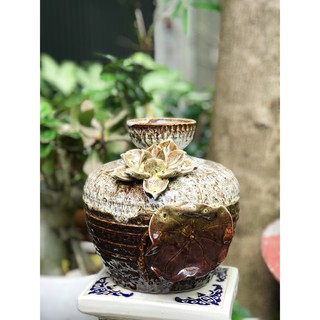 bình hoa gốm sứ bát tràng 09