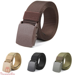 【TRSBX】Combat Buckle Strap Tactical Belt Webbed Belt Work Belt Adjustable No Metal Belt