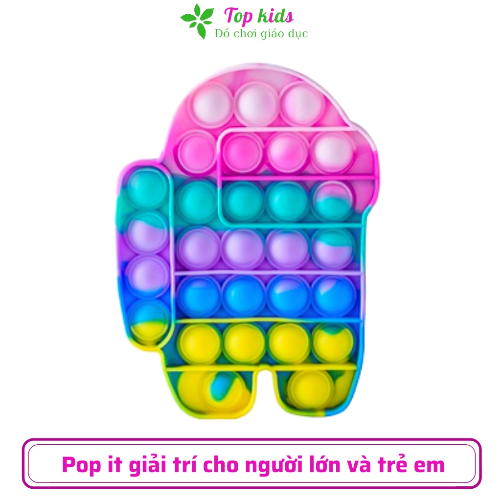 Trò chơi pop it giá rẻ đồ chơi poppit mini thông minh phát triển trí tuệ giải trí giảm căng thẳng xả stress  - TOPKIDS