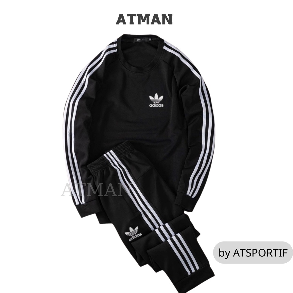 Bộ Quần Áo Nỉ Nam ATMAN, Chất Liệu Poly Cao Cấp, Mềm Mịn, Bền Màu, Không Bai Xù, Co Giãn Thoải Mái