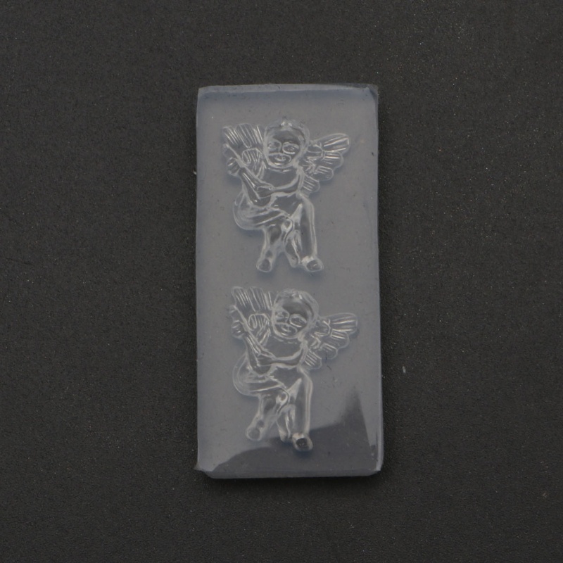 Khuôn silicon mini làm đồ nhựa epoxy resin cho đồ trang sức/đồ thủ công mỹ nghệ hình thiên thần