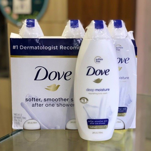 [Hàng chính hãng USA] Sữa tắm dưỡng ẩm DOVE MỸ Deep Moisture - 709ml | BigBuy360 - bigbuy360.vn