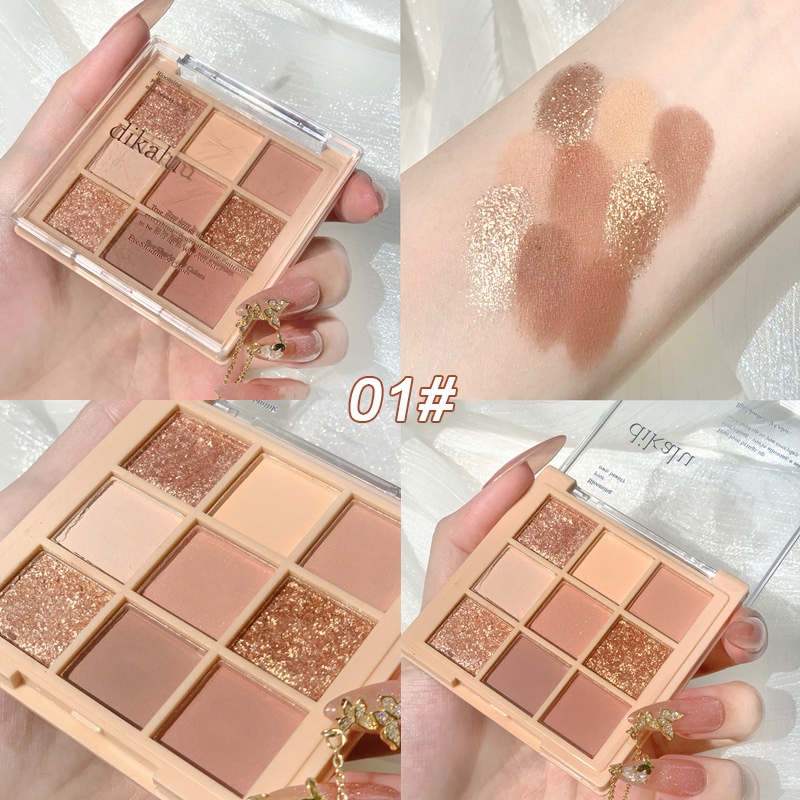 Bảng Phấn Mắt DIKALU 9 ô Blooming Your Own Beauty 9 Color Eyeshadow