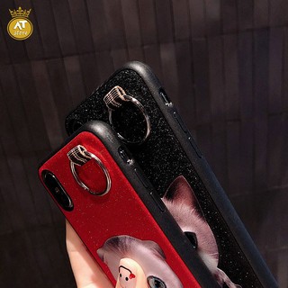 Ốp mèo siêu đáng yêu iphone X 8plus 8 7plus 7 6plus 6