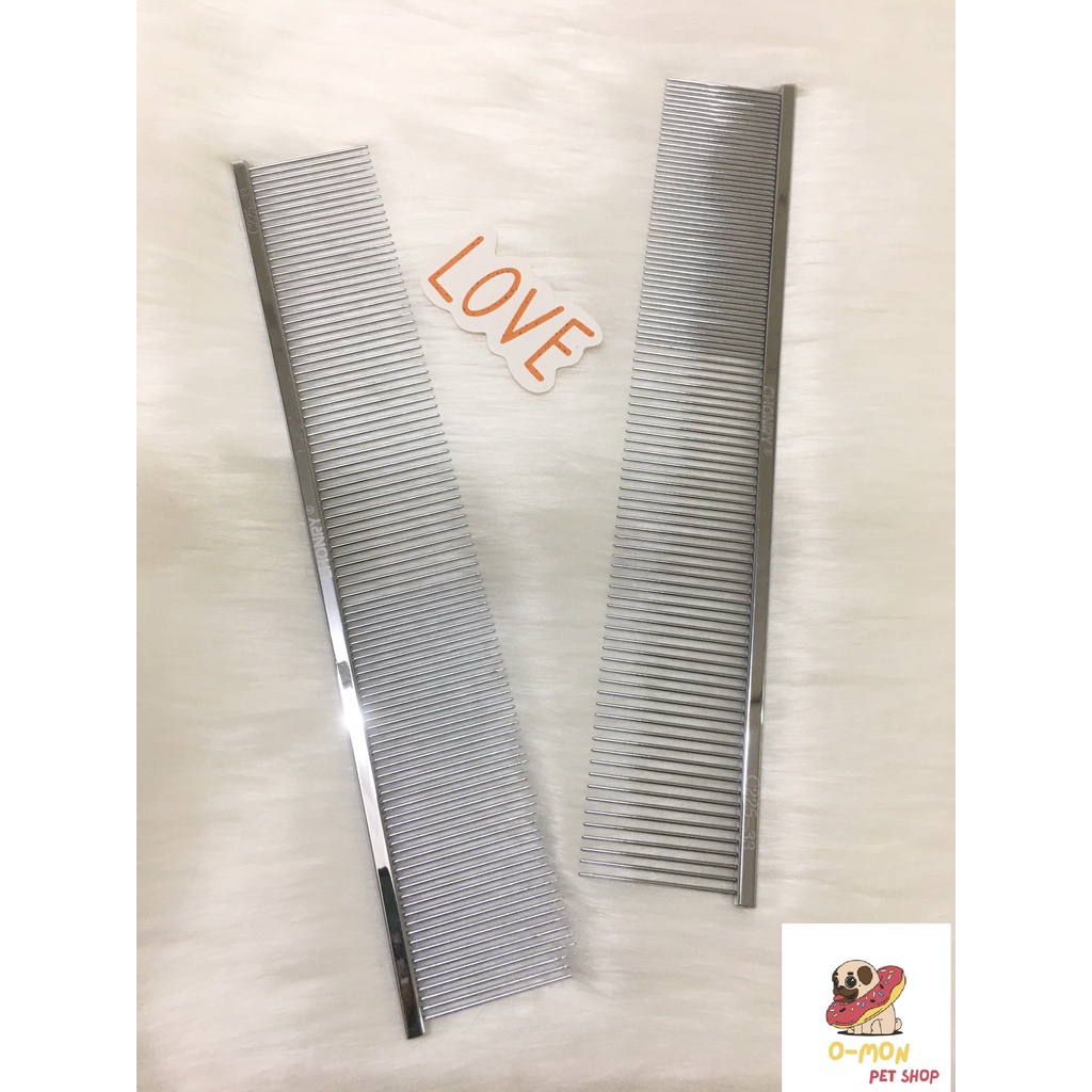 Lược cắt tỉa hãng Chonry nhẹ tay chải ăn lông răng dài chuyên dụng cho thợ spa thú cưng - OmonPet