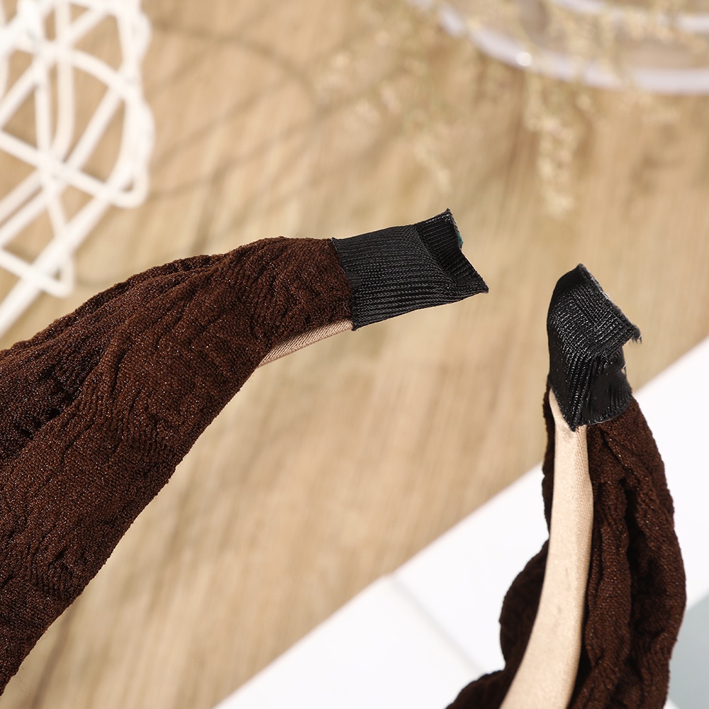 Cài tóc Haimeikang thiết kế kiểu thắt nút bản rộng phong cách Hàn Quốc xinh xắn cho nữ